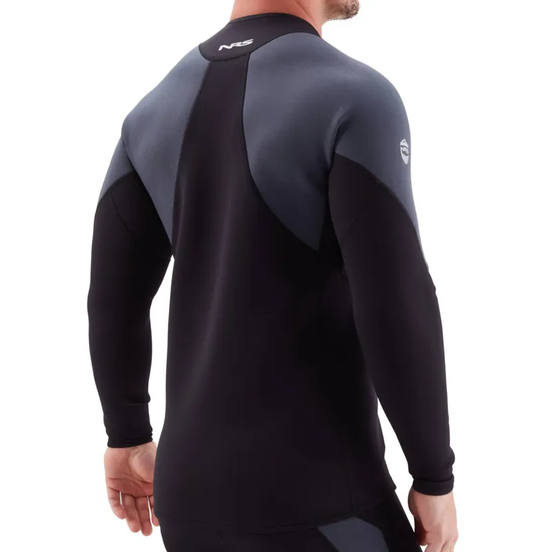 NRS Mens Ignitor 2mm Neoprene Jacket in Black-4