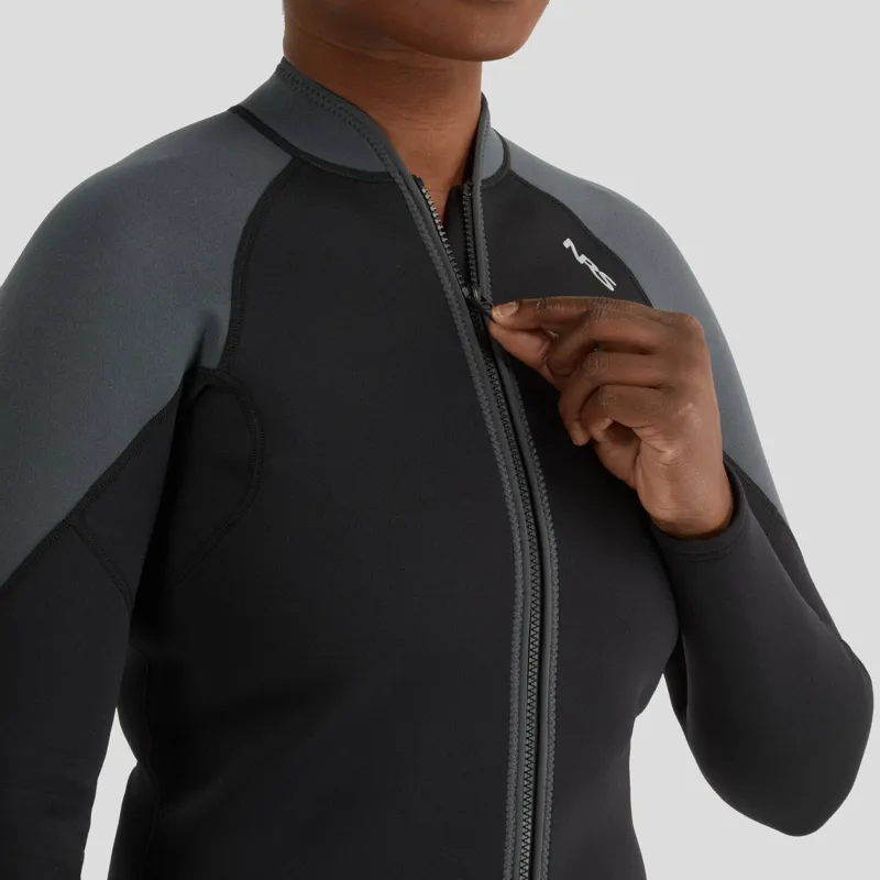2026 NRS Womens Ignitor Neoprene Paddling Jacket in Black-5
