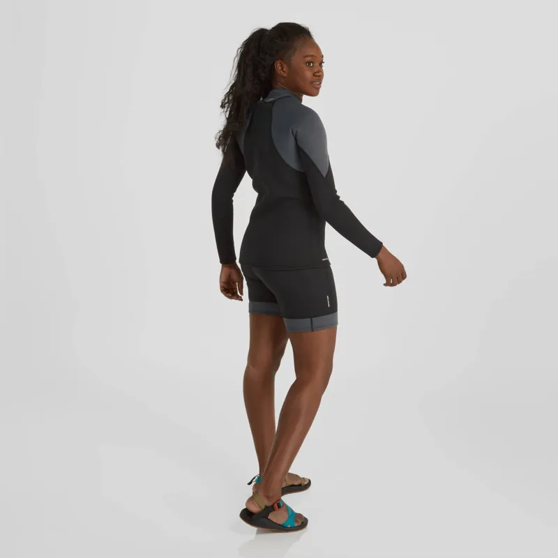 2026 NRS Womens Ignitor Neoprene Paddling Shorts in Black-3