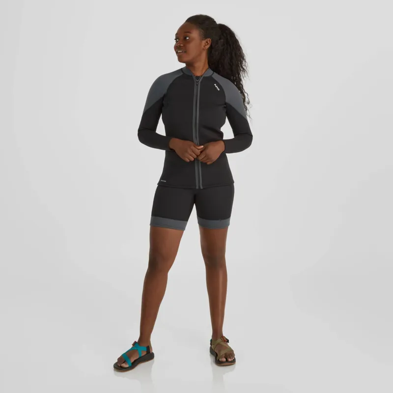 2026 NRS Womens Ignitor Neoprene Paddling Shorts in Black-2