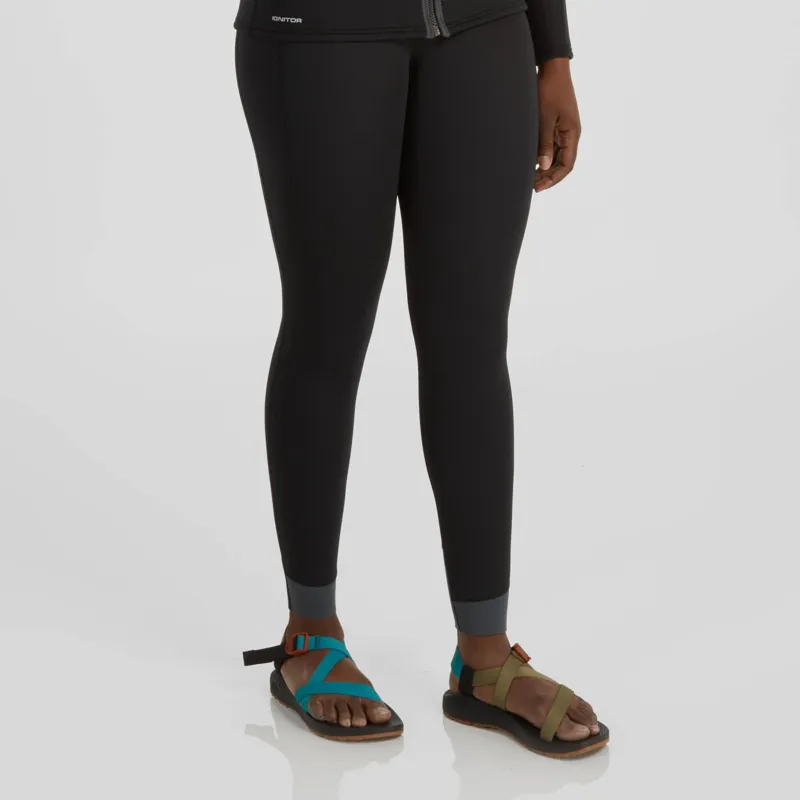 2026 NRS Womens Ignitor Pant Neoprene Paddling Trousers in Black-4