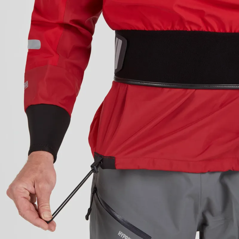 2024 NRS Mens Orion Paddling 4 Layer Touring Jacket with Hood in Red-6