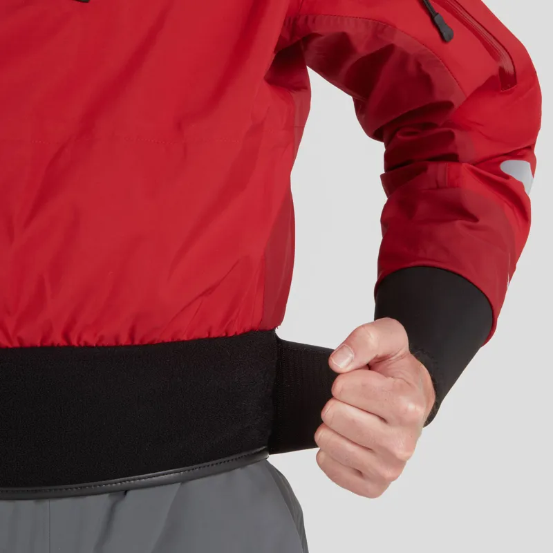 2024 NRS Mens Orion Paddling 4 Layer Touring Jacket with Hood in Red-13