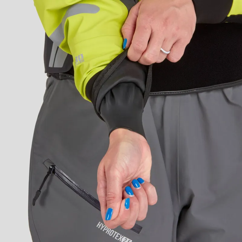 2024 NRS Womens Orion Paddling 4 Layer Touring Jacket with Hood in Lime-11