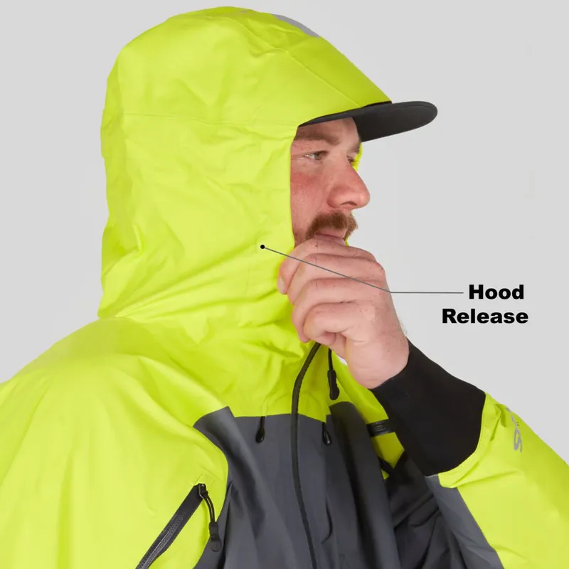2024 NRS Mens Riptide Mid-weight Touring Jacket with Hood in Chartreuse-7