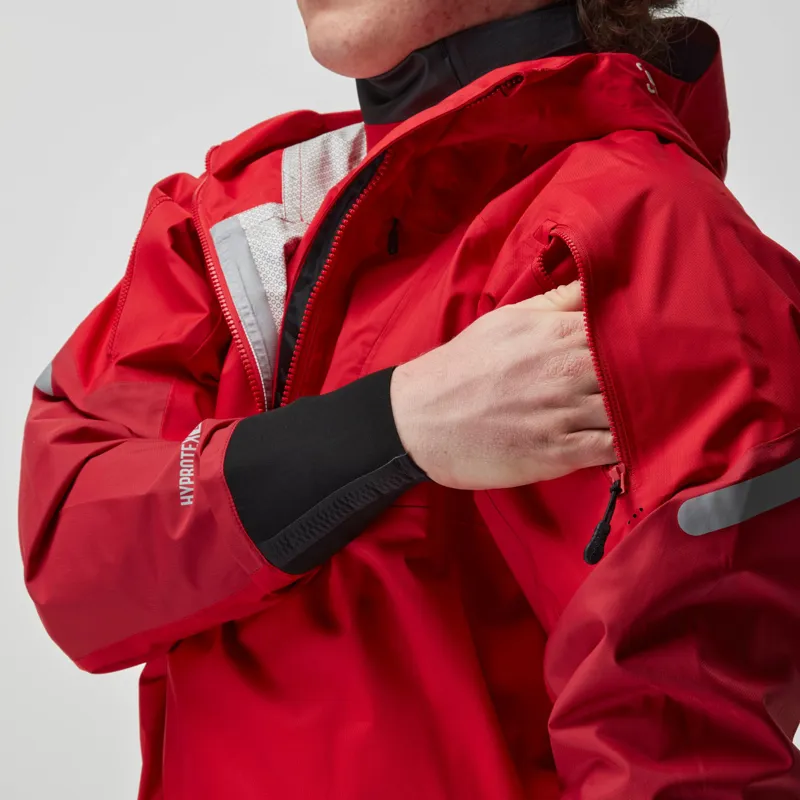 2026 NRS Mens Riptide Touring Jacket With Twin Waist and Hood in Red-7