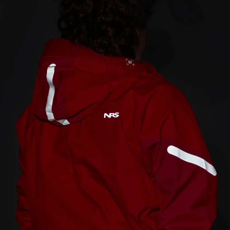 2026 NRS Mens Riptide Touring Jacket With Twin Waist and Hood in Red-5