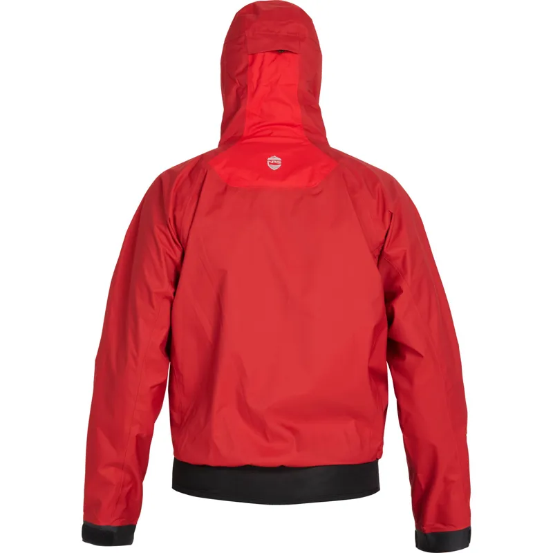 2025 NRS Mens Tor Lightweight Paddlesports Splash Jacket in Red-1