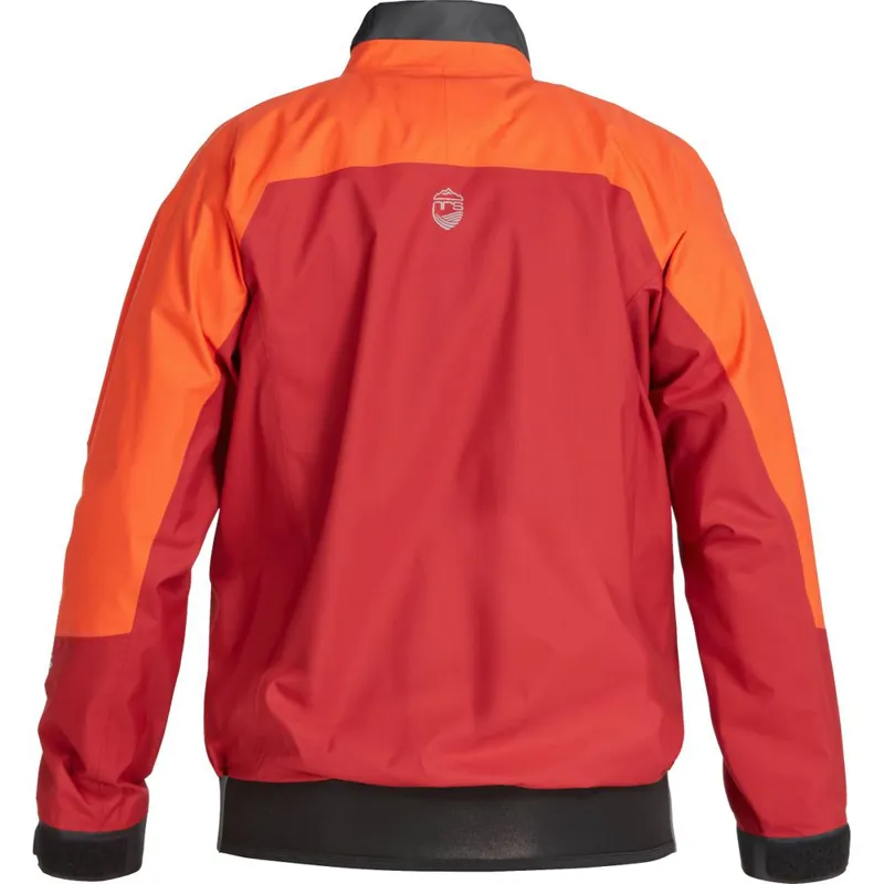 2025 NRS Womens Echo Recreational Touring Splash Jacket in Poppy/Vino-1