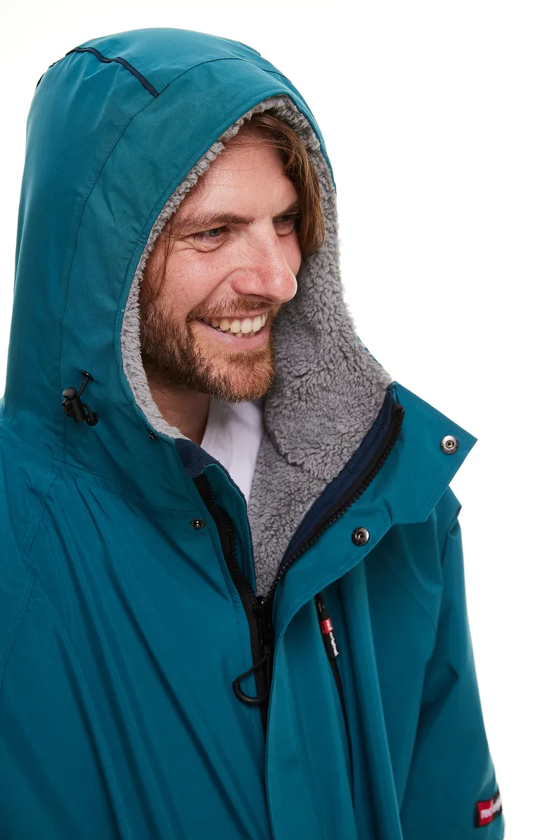 2024 Red Paddle Co Pro Long Sleeved Changing Robe in Teal-4