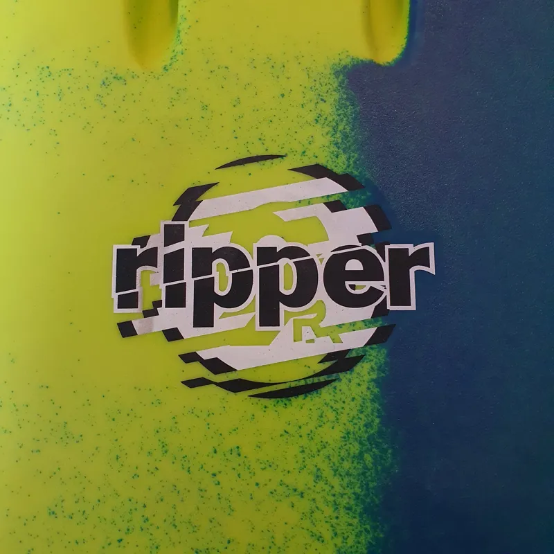 2023 Pyranha Ripper 2 Down River Half Slice Large Lime/Teal/Navy