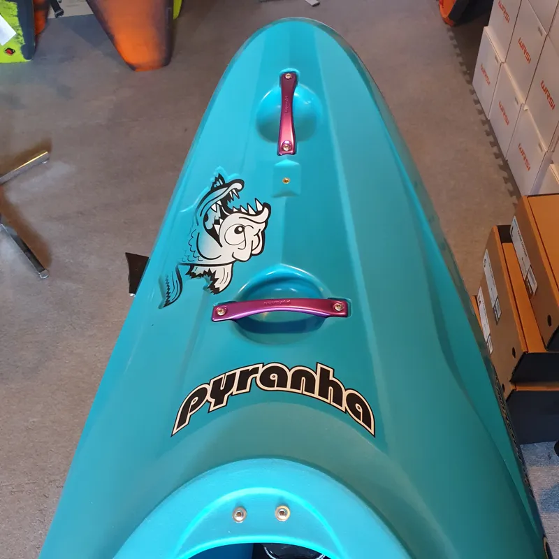 Pyranha Scorch Whitewater River Running Kayak Small Sully Blue-4