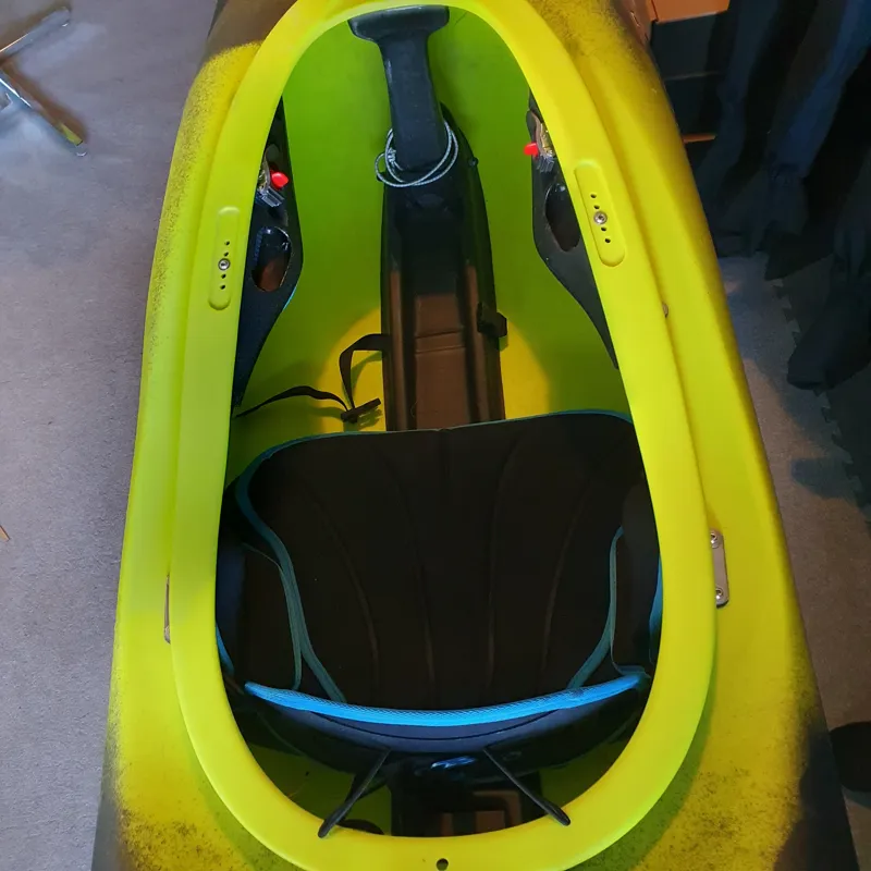 2023 Pyranha Scorch River Running Kayak Smoking Gecko Medium EX DEMO-4