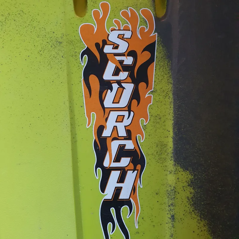 2023 Pyranha Scorch River Running Kayak Small Smoking Gecko EX DEMO 