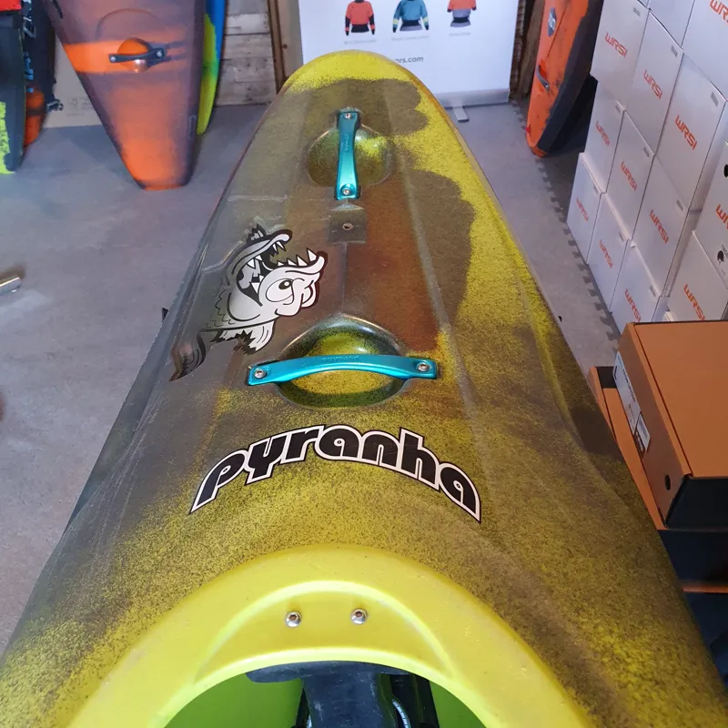 2023 Pyranha Scorch River Running Kayak Small Smoking Gecko EX DEMO -5