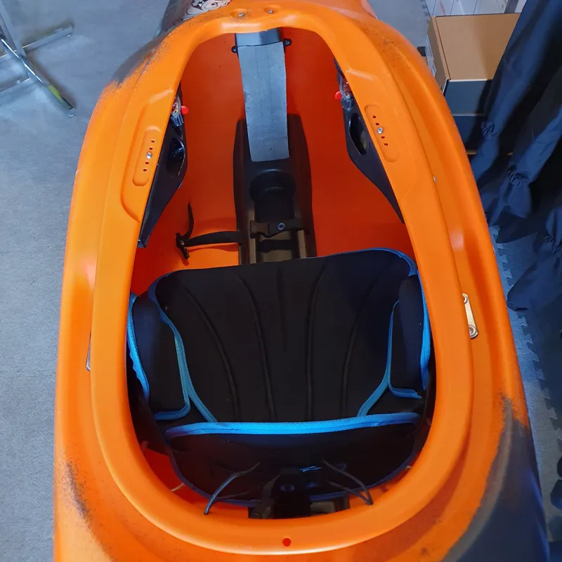 2023 Pyranha Ozone Freeride Whitewater Large Fire Ant EX DEMO-4