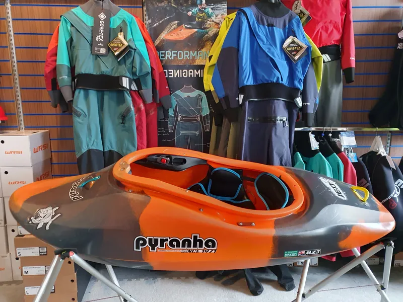 2023 Pyranha Jed Freestyle Whitewater Fire Ant Medium EX DEMO-1