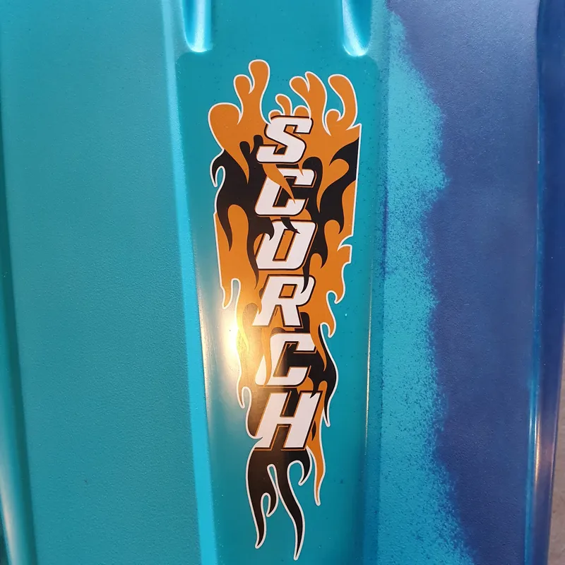 2024 Pyranha Scorch Whitewater River Running Kayak Medium Teal/Navy