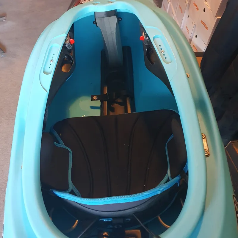 2023 Pyranha Ozone Freeride Whitewater Medium Blue/Grey/Grey EX DEMO-4