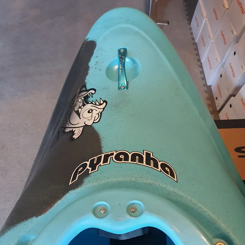 2023 Pyranha Ozone Freeride Whitewater Medium Blue/Grey/Grey EX DEMO-5