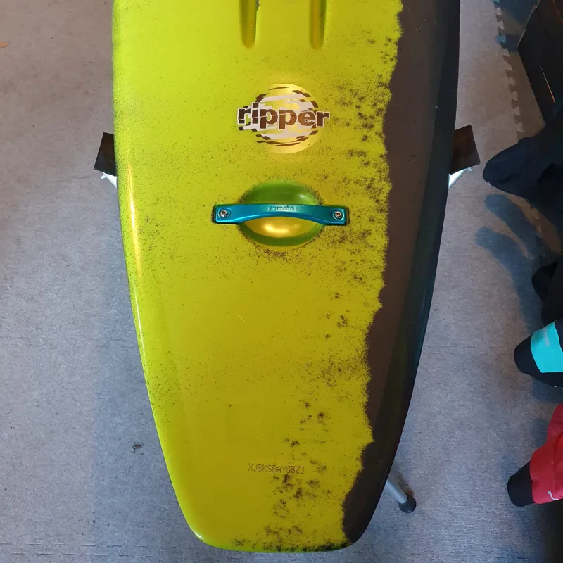 2023 Pyranha Ripper 2 Smoking Gecko Small Whitewater Kayak EX DEMO-3