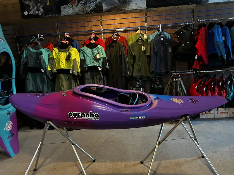 2024 Pyranha Kayaks Firecracker 252 Ex Demo Custom Purple/Fuschia/Blue-1