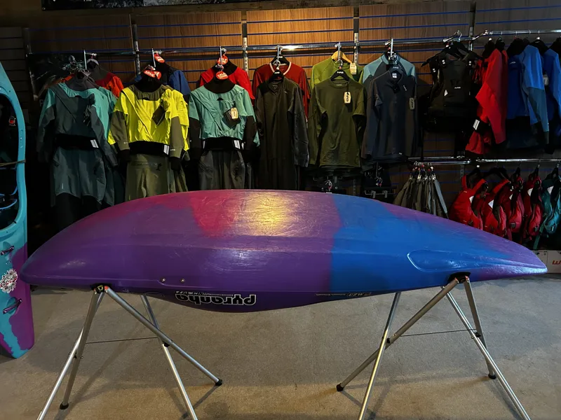 2024 Pyranha Kayaks Firecracker 252 Ex Demo Custom Purple/Fuschia/Blue-2