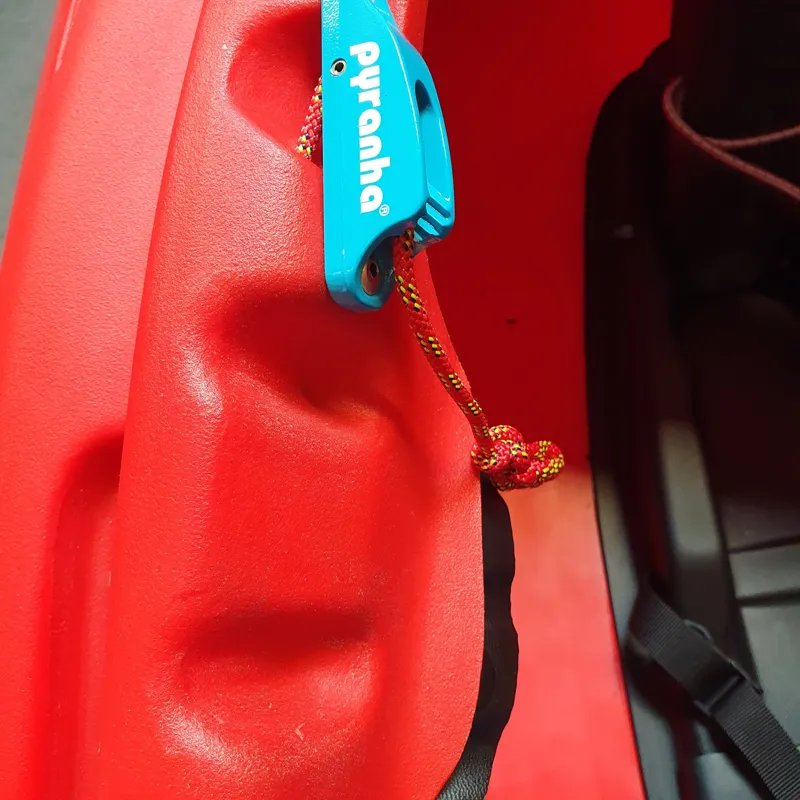 2024 Pyranha ReactR Medium River Running Kayak Rosella Red Factory 2nd-3