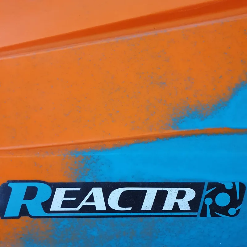 2024 Pyranha ReactR Large River Running Kayak in Orange/Teal