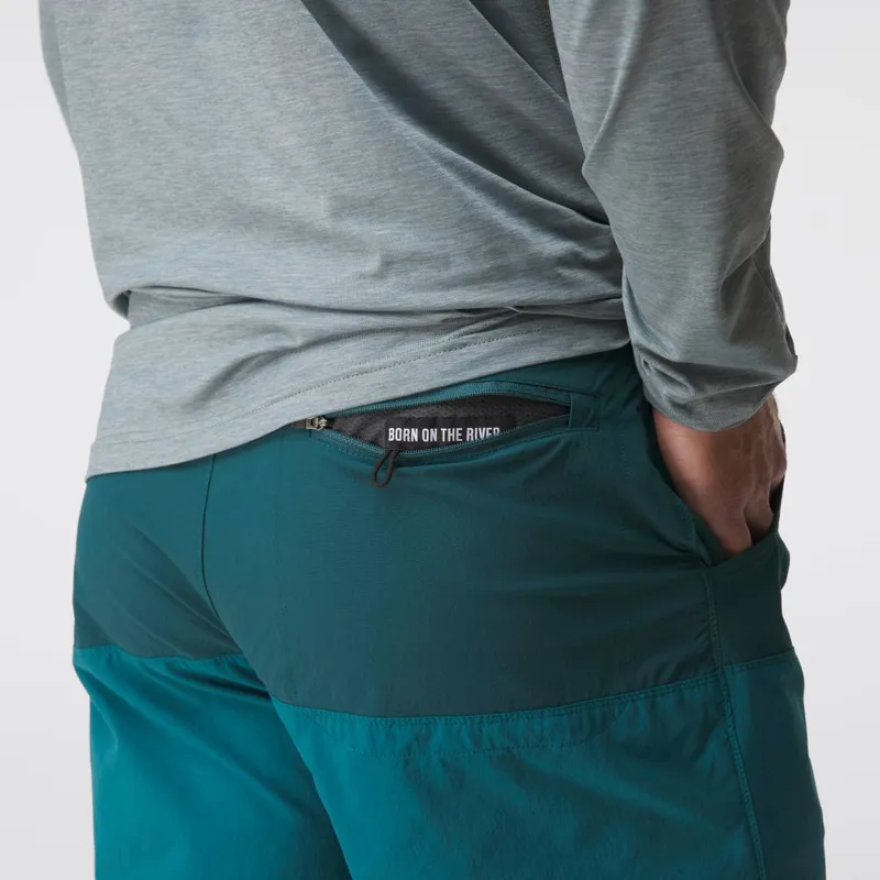2025 NRS Mens Benny Kayaking Board Short in Deep Teal-7