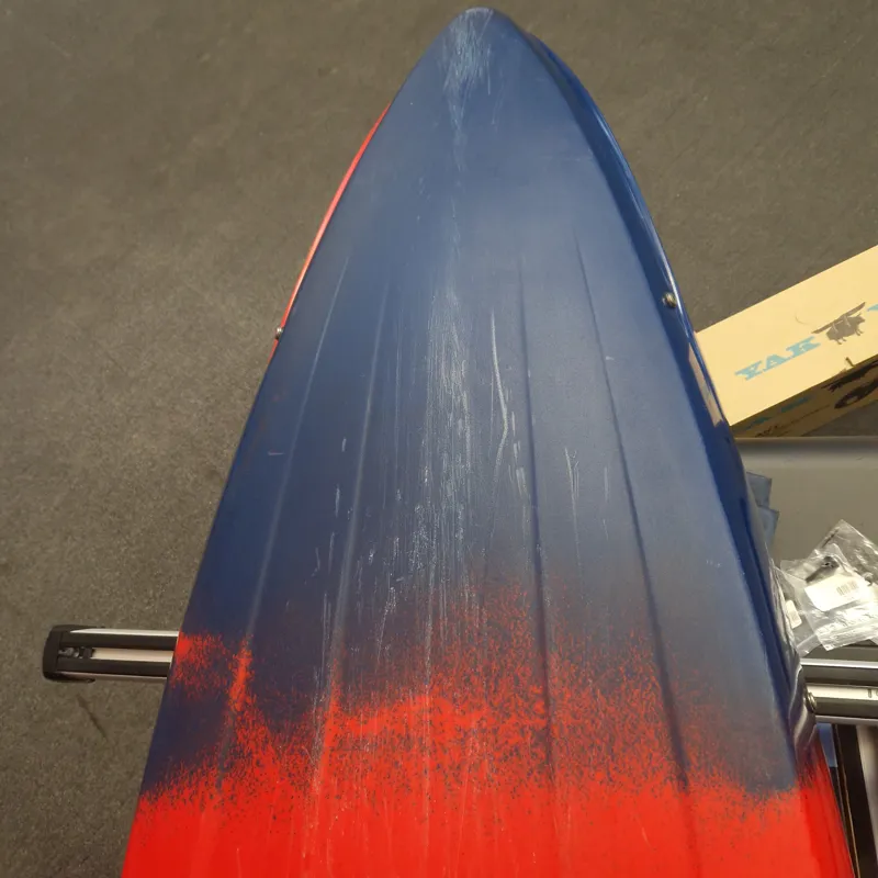 2025 Ion Compact Lightweight Touring Kayak in SM Rosella Red Ex Demo-5