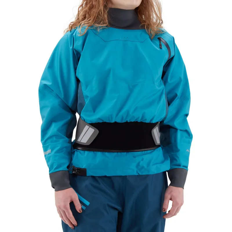 NRS Flux Womens Whitewater Premium Dry Top Fjord XL-5