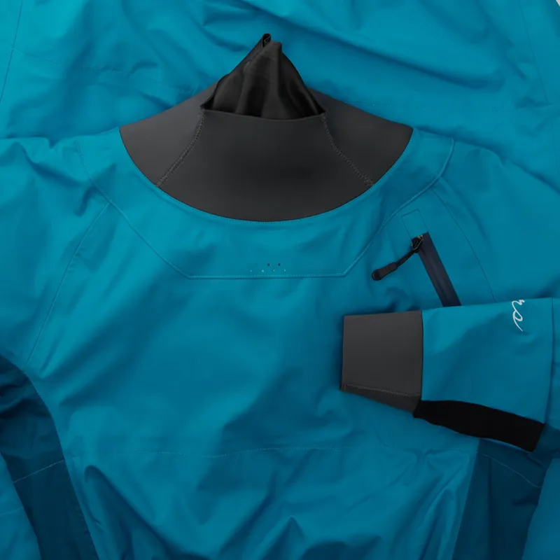 NRS Flux Womens Whitewater Premium Dry Top Fjord XL-6