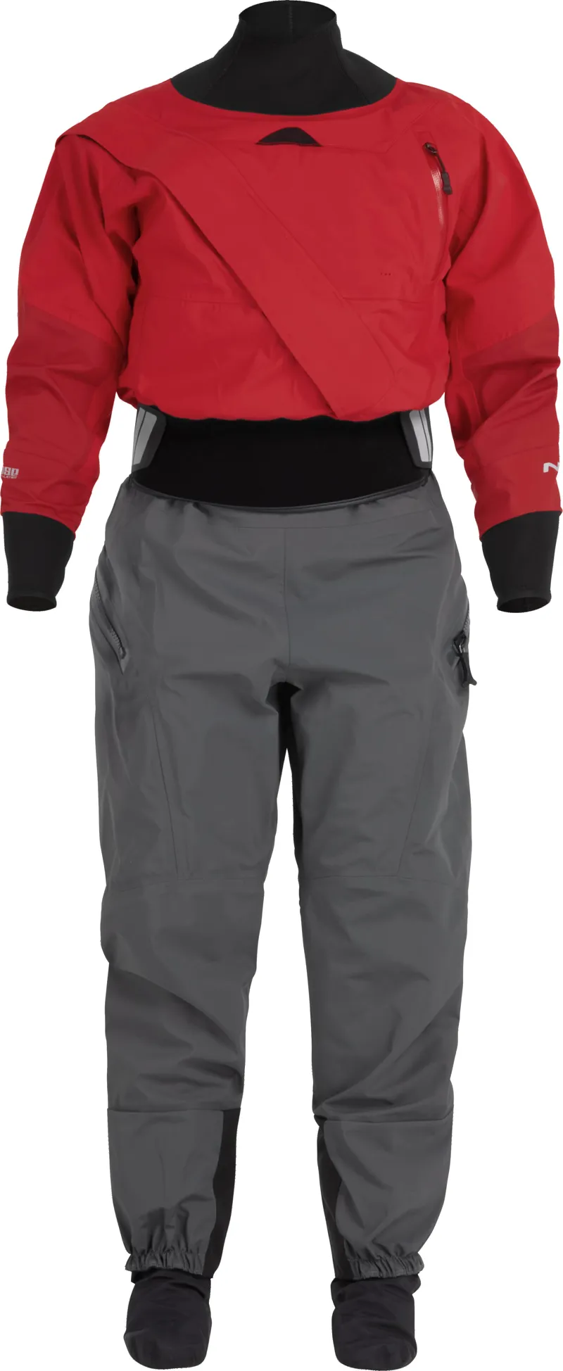 2024 NRS Womens Crux Whitewater Kayaking Dry Suit in Red