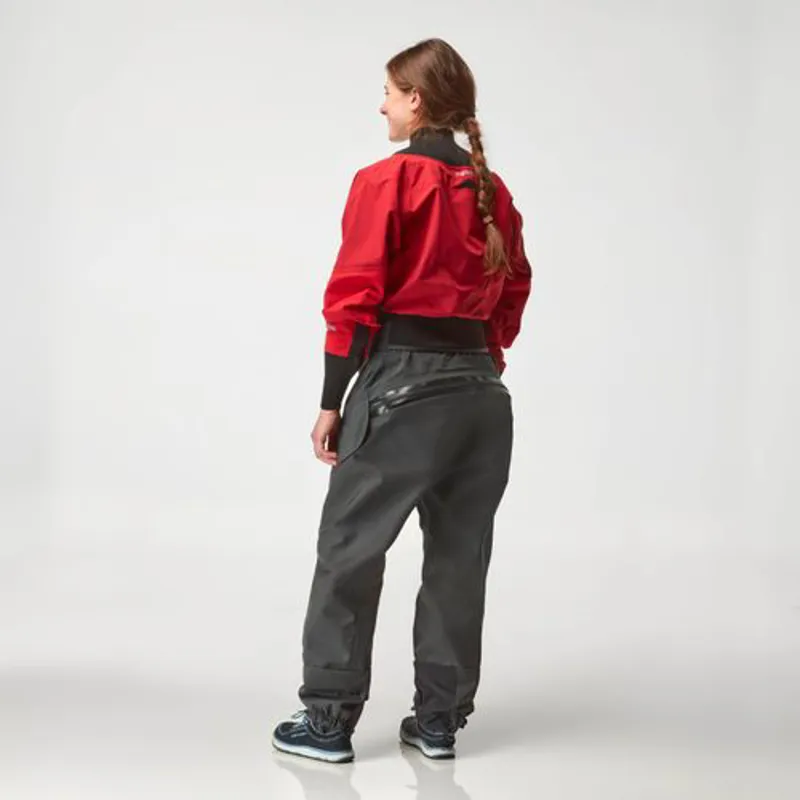 2026 NRS Womens Crux Watersports Kayaking Dry Suit in Pomegranate-2