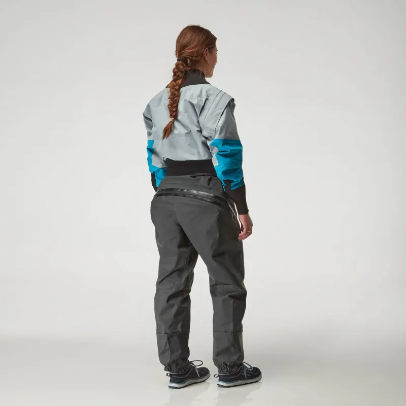 2026 NRS Womens Crux Watersports Kayaking Dry Suit in Quarry-1