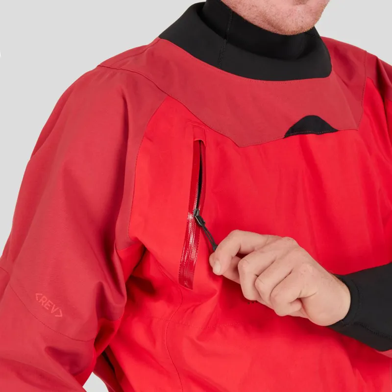 2024 NRS Mens Rev GORE-TEX Pro Whitewater Dry Top Red-8