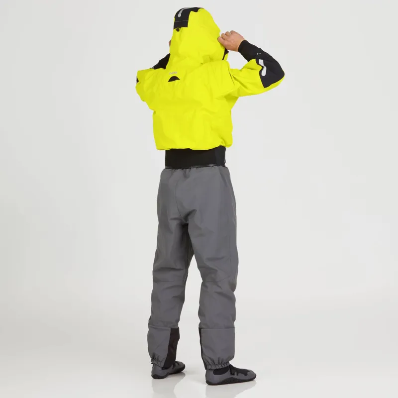2025 NRS Mens Navigator GORE-TEX Pro Kayaking Dry Suit in Chartreuse-3