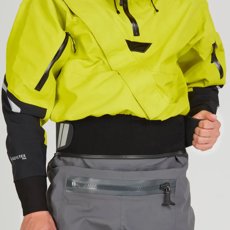 2025 NRS Mens Navigator GORE-TEX Pro Kayaking Dry Suit in Chartreuse-5