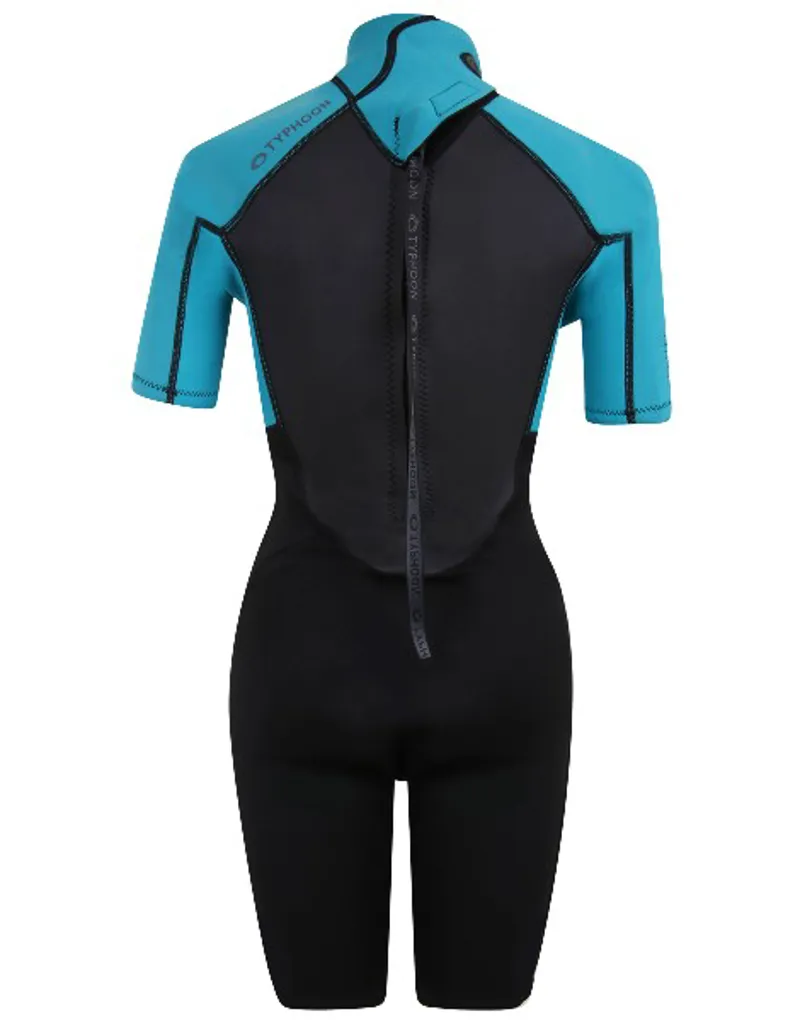 Typhoon Storm 2.8m Back Entry Womens Shortie Wetsuit-1