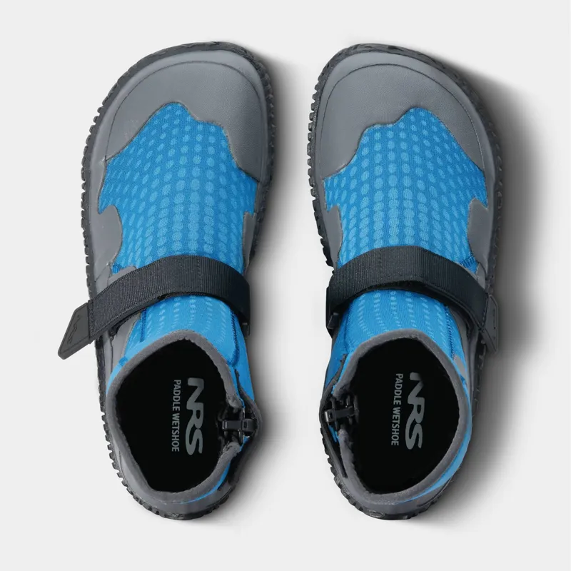 2025 NRS Womens 3mm Neoprene Lined Paddle Wetshoe in Blue-11