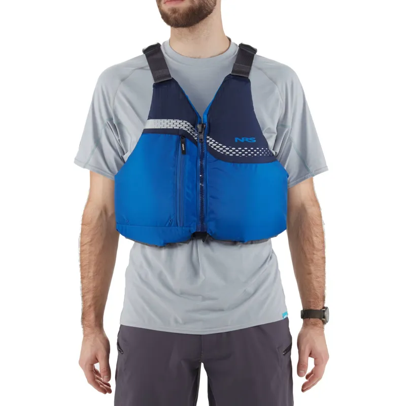 NRS Vista Recreational 70N Buoyancy Aid with 1 Pocket in Blue LXL-3