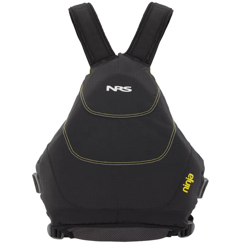 2023 NRS Ninja PFD Low Profile Performance Buoyancy Aid in Black-1