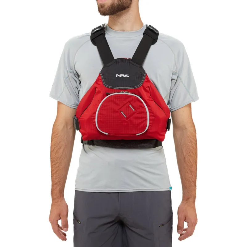 NRS Ninja PFD Low Profile Performance Buoyancy Aid in Red S/M-2