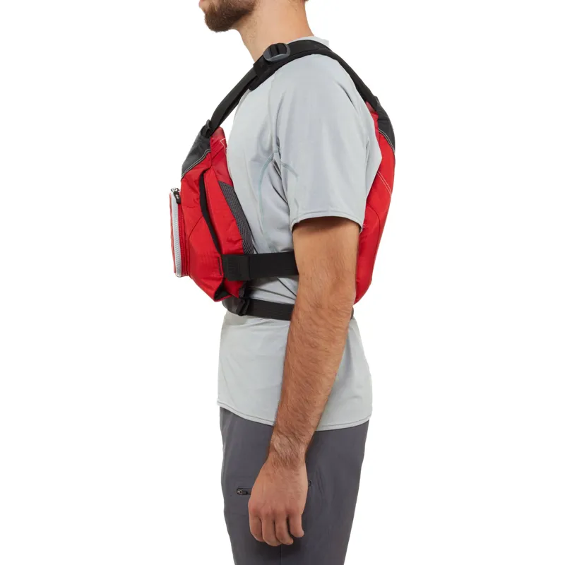 NRS Ninja PFD Low Profile Performance Buoyancy Aid in Red S/M-4