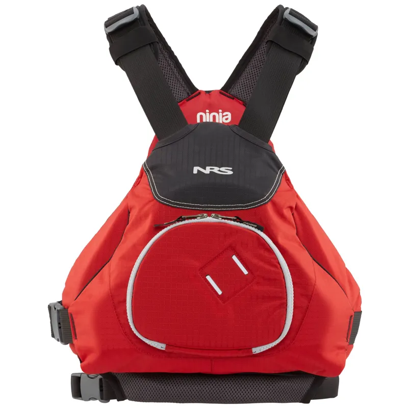 NRS Ninja PFD Low Profile Performance Buoyancy Aid in Red S/M
