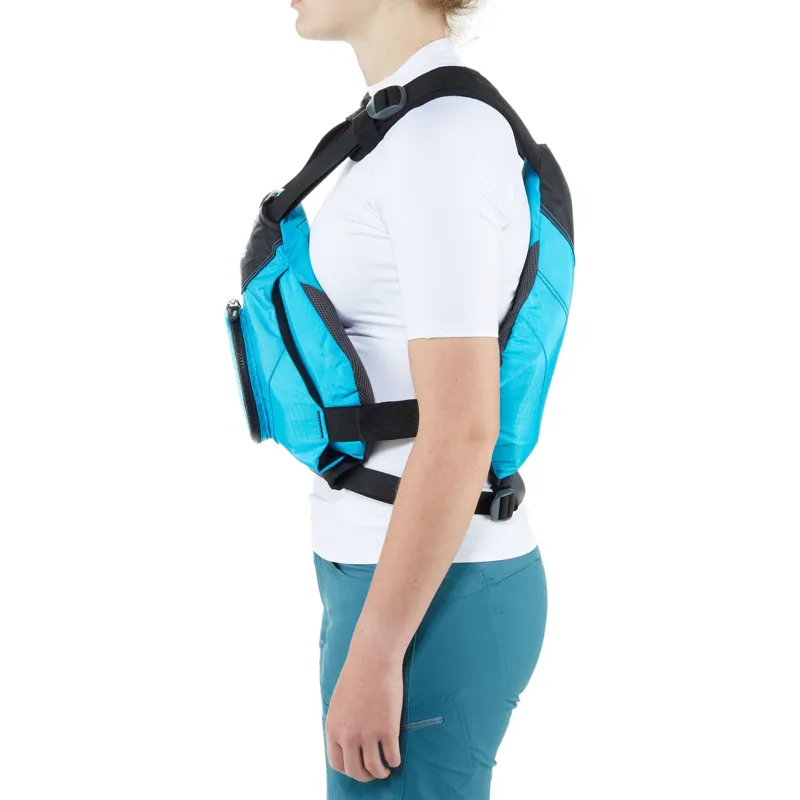 NRS Ninja PFD Low Profile Performance Buoyancy Aid in Teal-5