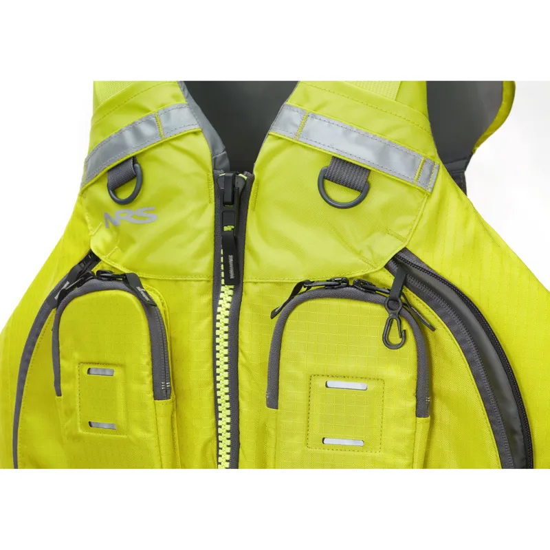 NRS cVest 70N Sea Kayaking Touring Buoyancy Aid 4 Pockets in Lime-2