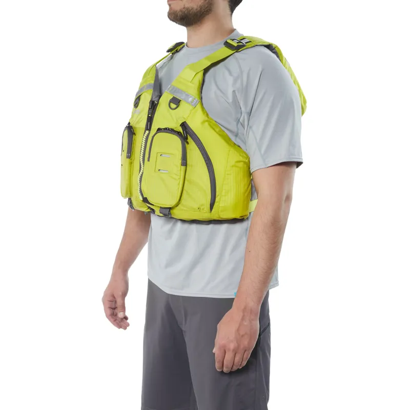 NRS cVest 70N Sea Kayaking Touring Buoyancy Aid 4 Pockets in Lime-3