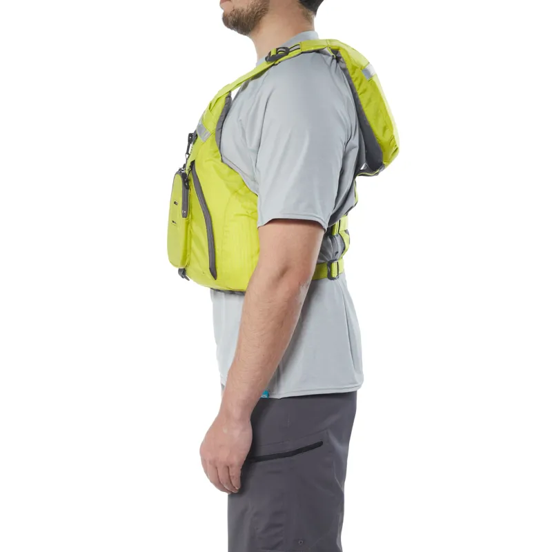 NRS cVest 70N Sea Kayaking Touring Buoyancy Aid 4 Pockets in Lime-5